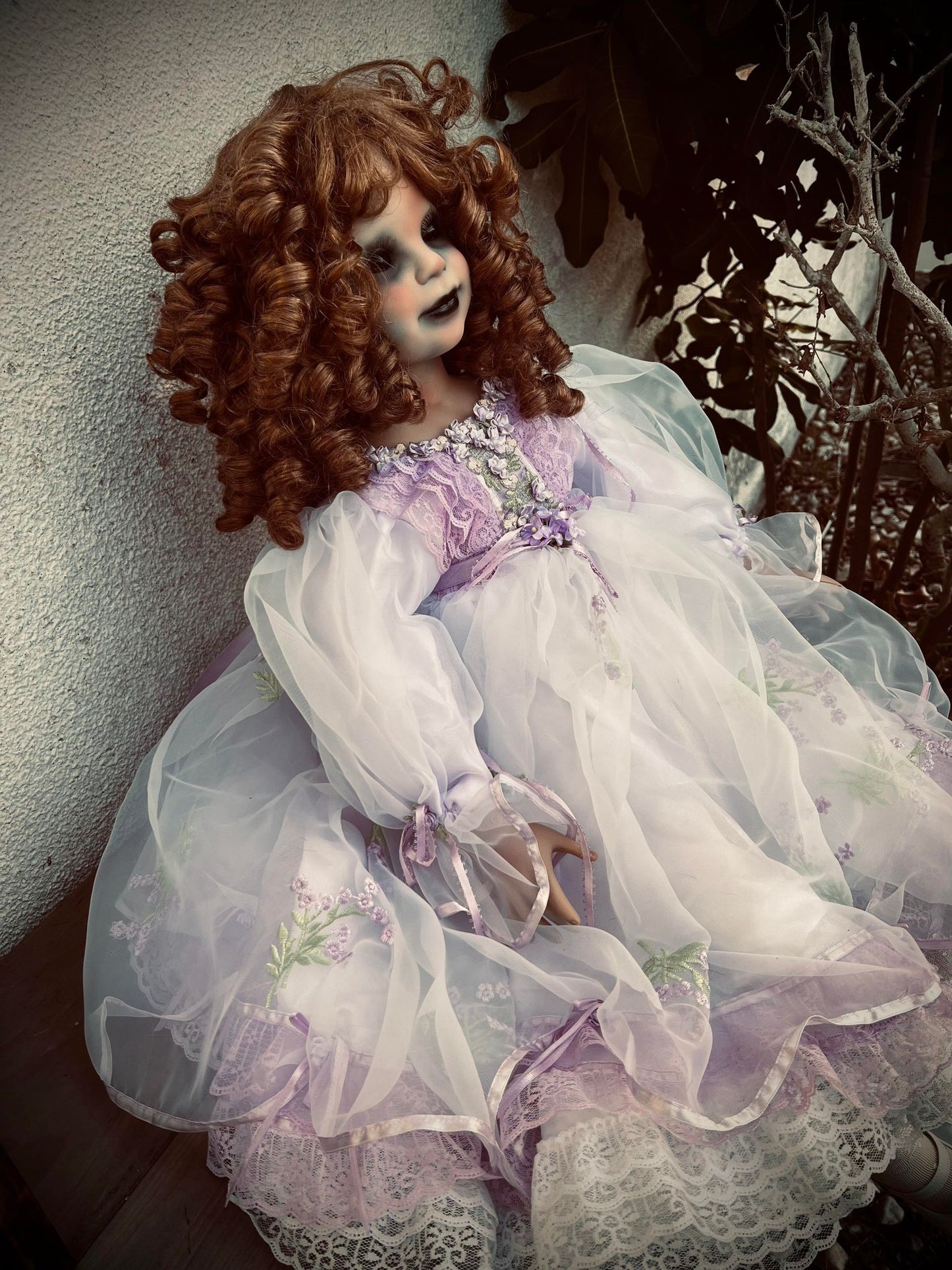 Meet Elizabeth 33" Large Doll Porcelain Zombie Undead Witchy Creepy Haunted Spirit Infected Scary Spooky Possessed Positive Oddity Gift Idea