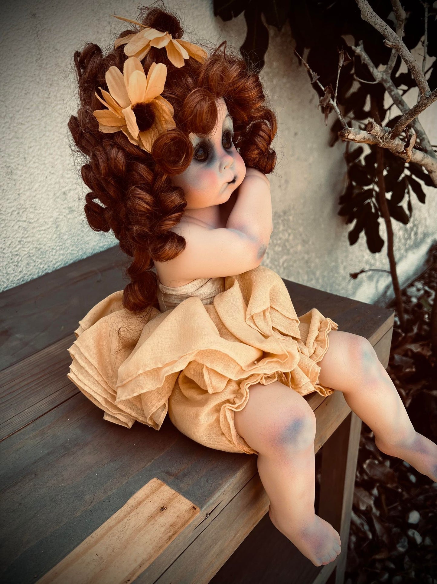 Meet Millie 17" Doll Porcelain Zombie Undead Witchy Creepy Haunted Spirit Infected Scary Spooky Possessed Positive Oddity Gift Idea