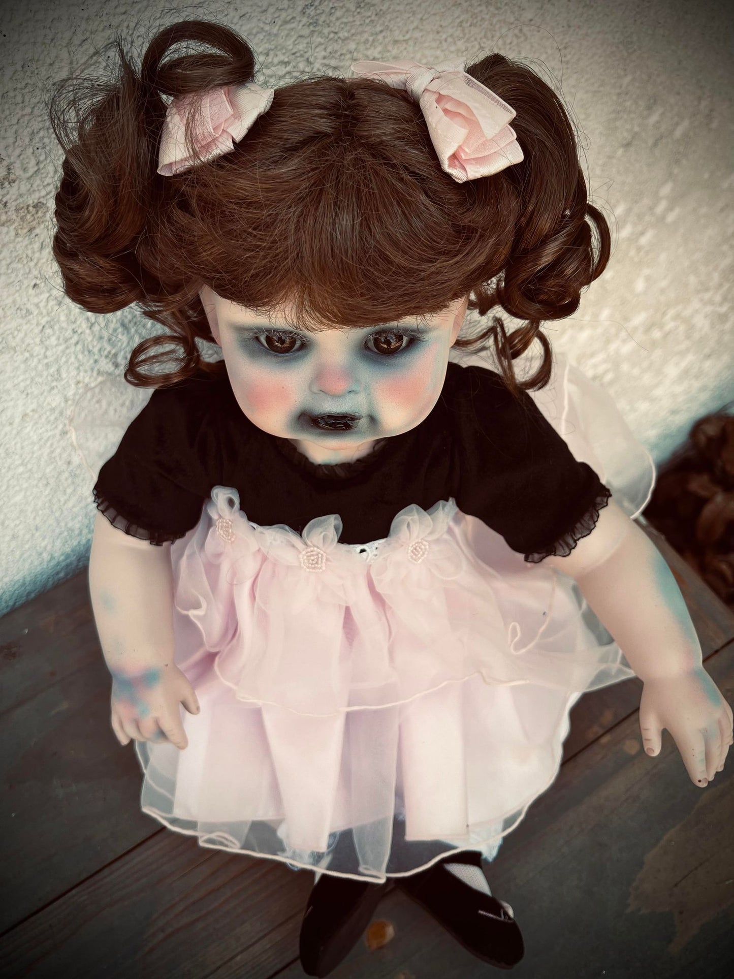 Meet Lou 17" Large Doll Porcelain Zombie Undead Witchy Creepy Haunted Spirit Infected Scary Spooky Possessed Positive Oddity Gift Idea