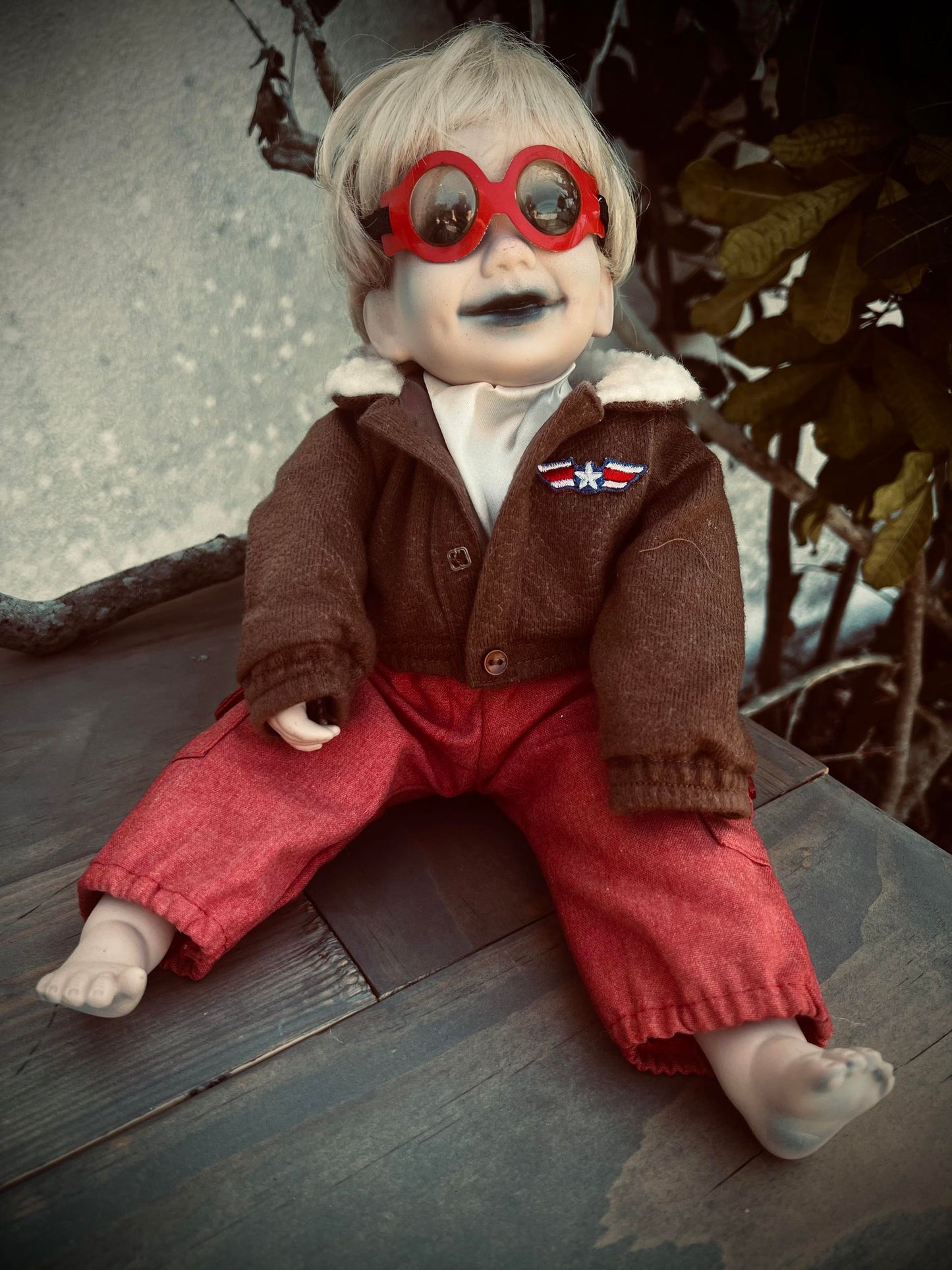 Meet Deon 12" Doll Porcelain Witchy Creepy Haunted Spirit Infected Scary Spooky Zombie Possessed Positive Energy Oddity Gift Idea Vessel