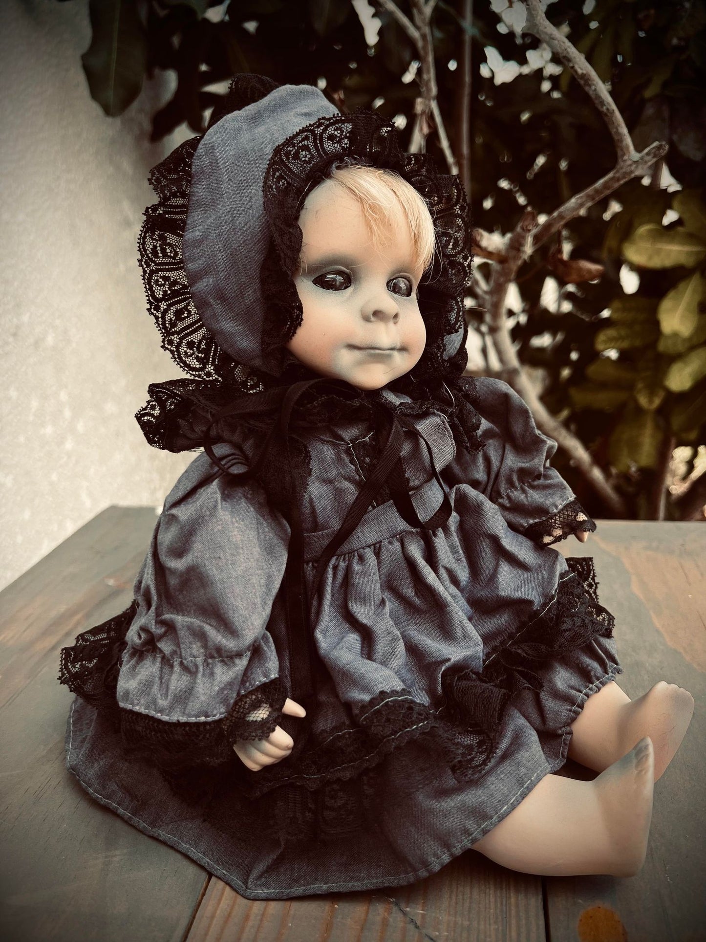 Meet Adeline 10" Doll Porcelain Witchy Creepy Haunted Spirit Infected Scary Spooky Possessed Positive Energy Oddity Gift Idea Vessel