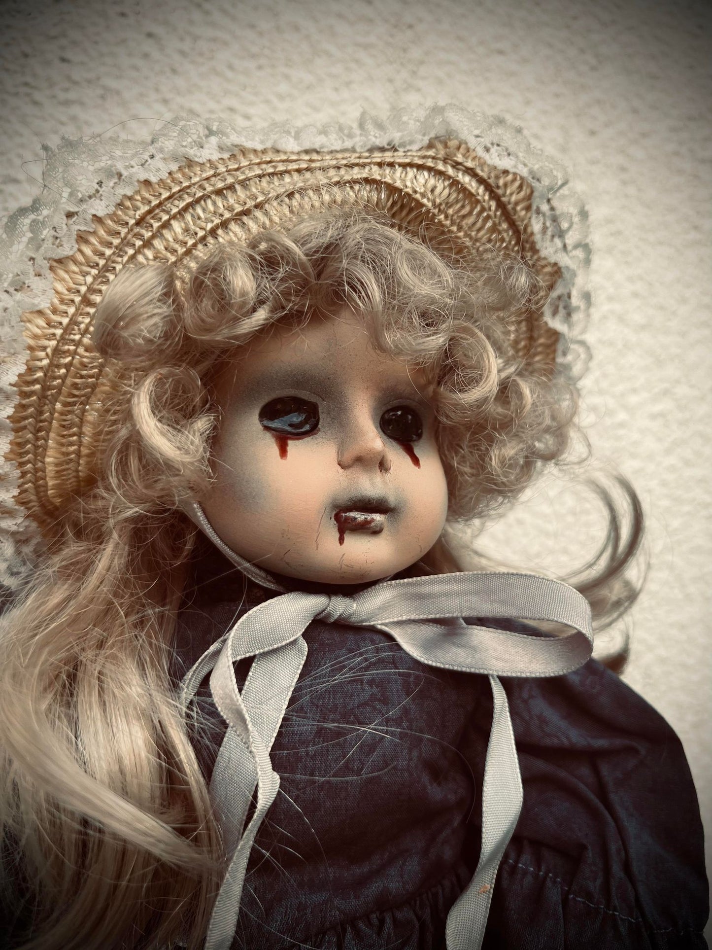 Meet Thelma 16" Doll Porcelain Zombie Undead Witchy Creepy Haunted Spirit Infected Scary Spooky Possessed Positive Oddity Gift Idea