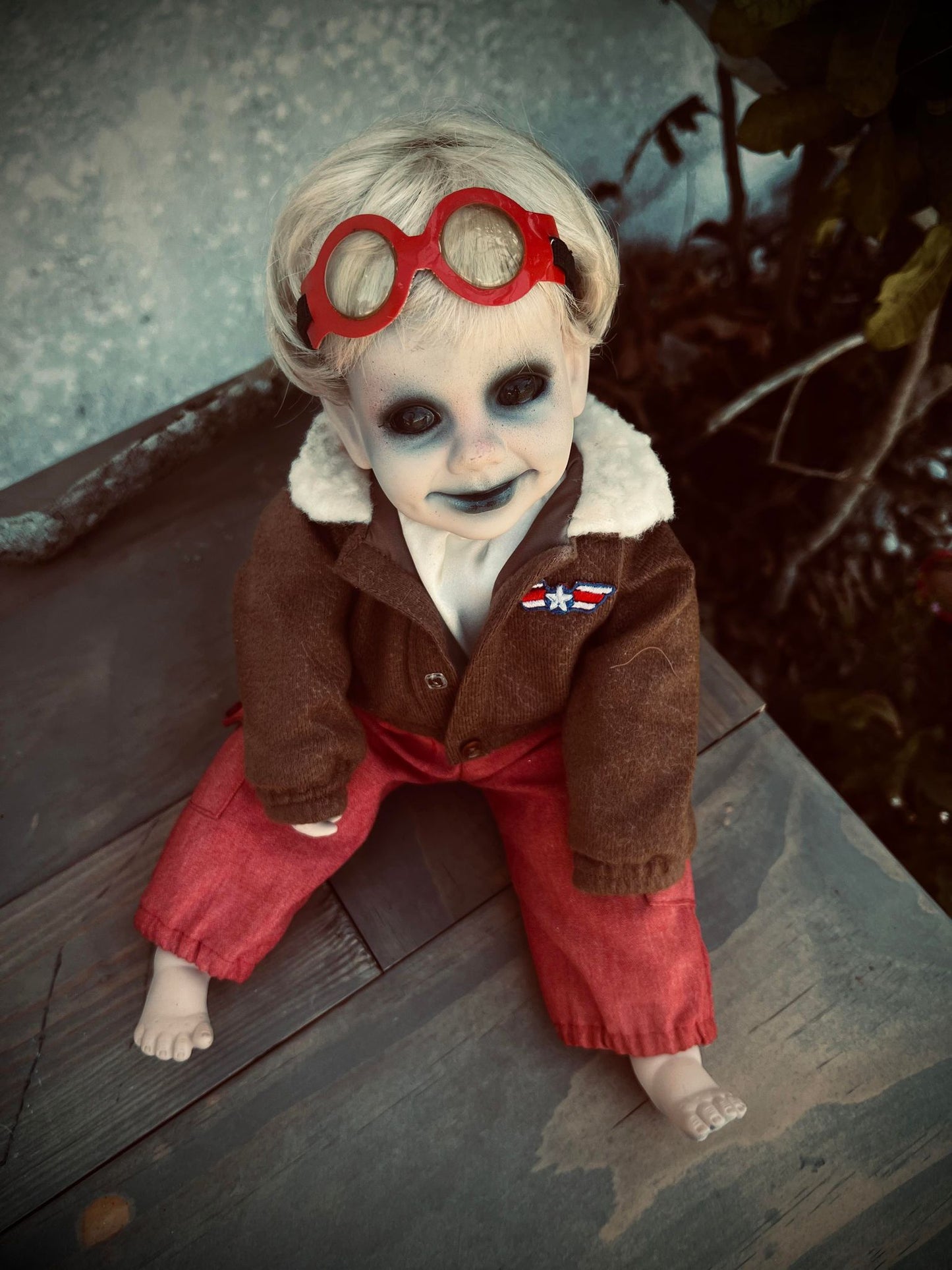 Meet Deon 12" Doll Porcelain Witchy Creepy Haunted Spirit Infected Scary Spooky Zombie Possessed Positive Energy Oddity Gift Idea Vessel