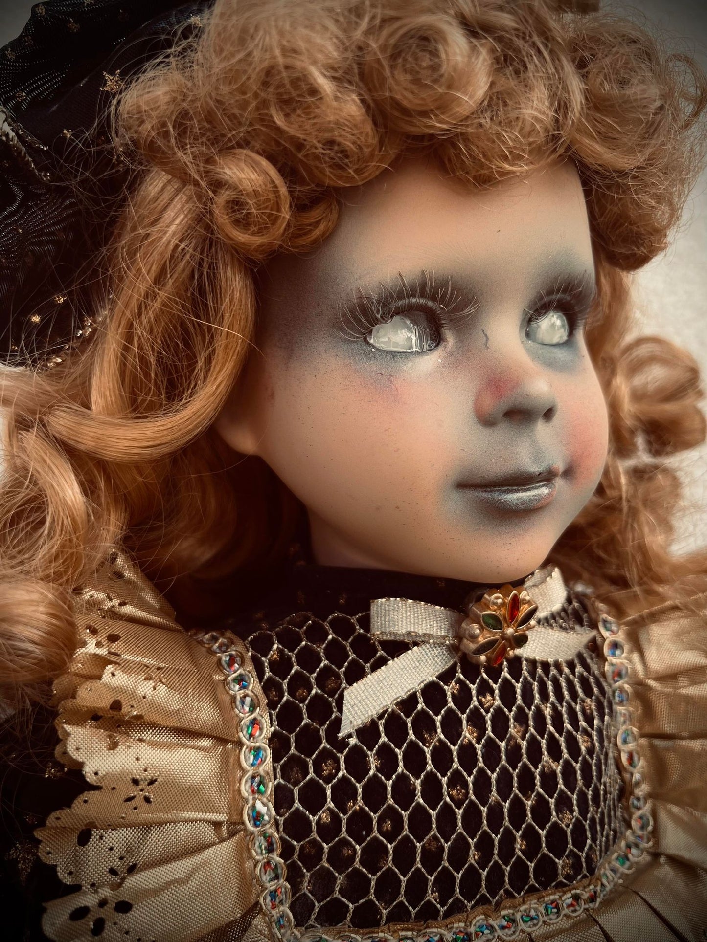Meet Hettie 22" Doll Porcelain Witchy Creepy Haunted Spirit Infected Scary Spooky Possessed Positive Energy Oddity Gift Idea Vessel