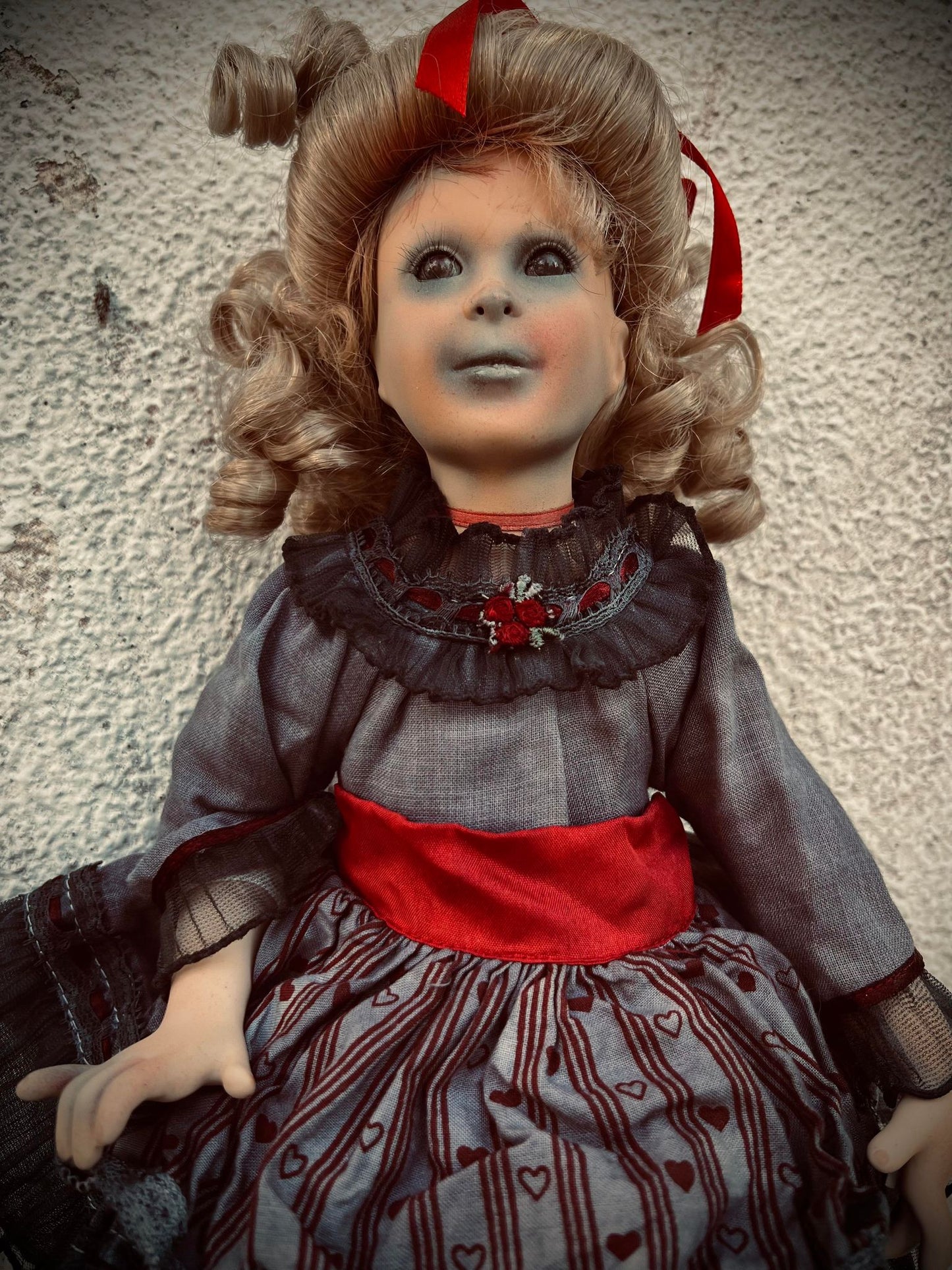 Meet Luna 14" Doll Porcelain Zombie Undead Witchy Creepy Haunted Spirit Infected Scary Spooky Possessed Positive Oddity Gift Idea