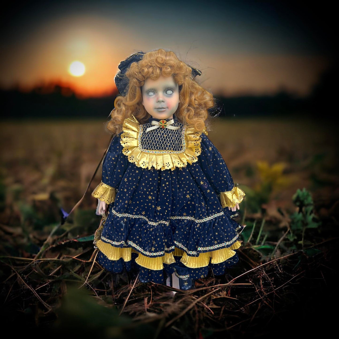 Meet Hettie 22" Doll Porcelain Witchy Creepy Haunted Spirit Infected Scary Spooky Possessed Positive Energy Oddity Gift Idea Vessel