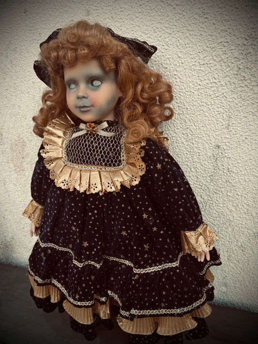 Meet Hettie 22" Doll Porcelain Witchy Creepy Haunted Spirit Infected Scary Spooky Possessed Positive Energy Oddity Gift Idea Vessel