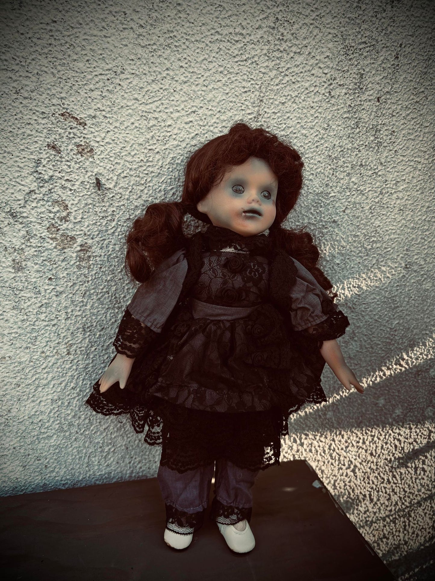 Meet Evelyn 15" Doll Porcelain Zombie Undead Witchy Creepy Haunted Spirit Infected Scary Spooky Possessed Positive Oddity Gift Idea