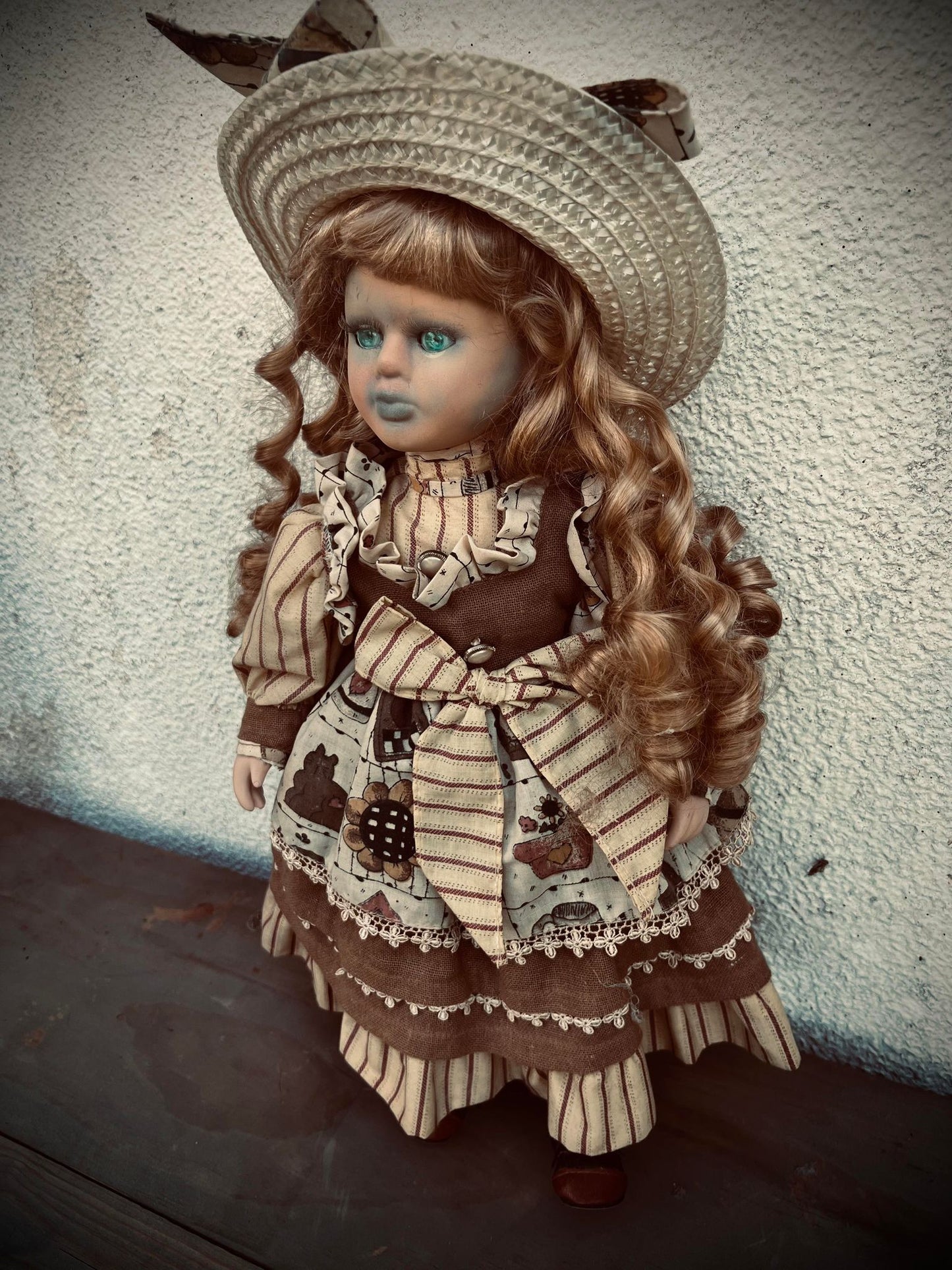 Meet Amelia 17" Doll Porcelain Zombie Undead Witchy Creepy Haunted Spirit Infected Scary Spooky Possessed Positive Oddity Gift Idea