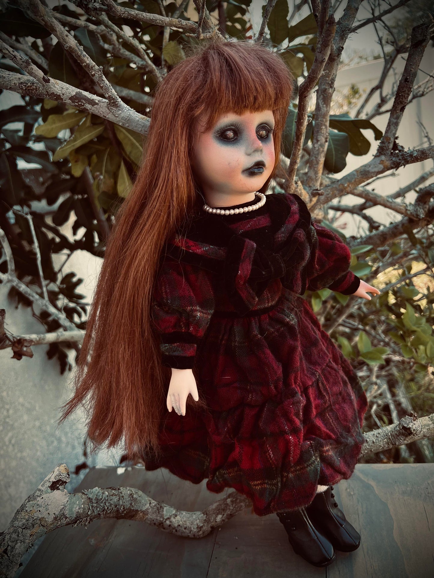 Meet Penny 16" Doll Porcelain Witchy Creepy Haunted Spirit Infected Scary Spooky Zombie Possessed Positive Energy Oddity Gift Idea Vessel