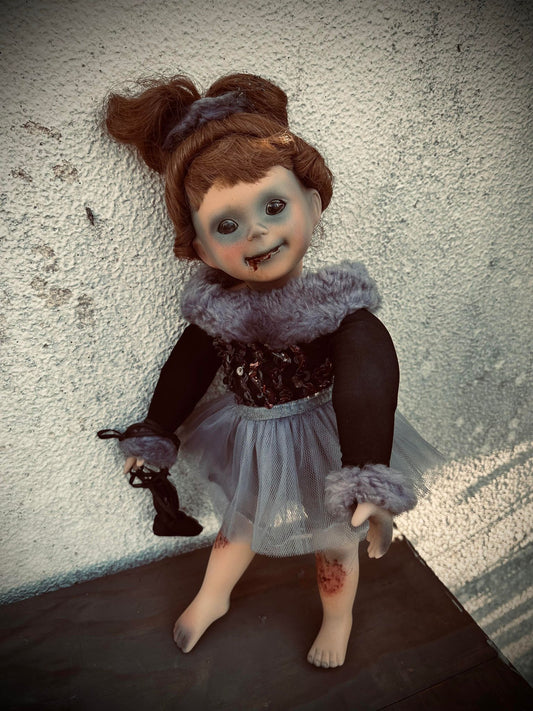 Meet Sofia 16" Doll Porcelain Zombie Undead Witchy Creepy Haunted Spirit Infected Scary Spooky Possessed Positive Oddity Gift Idea