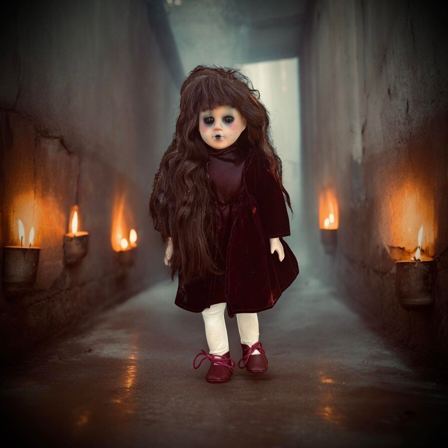 Meet Maya 16" Doll Porcelain Zombie Undead Witchy Creepy Haunted Spirit Infected Scary Spooky Possessed Positive Oddity Gift Idea