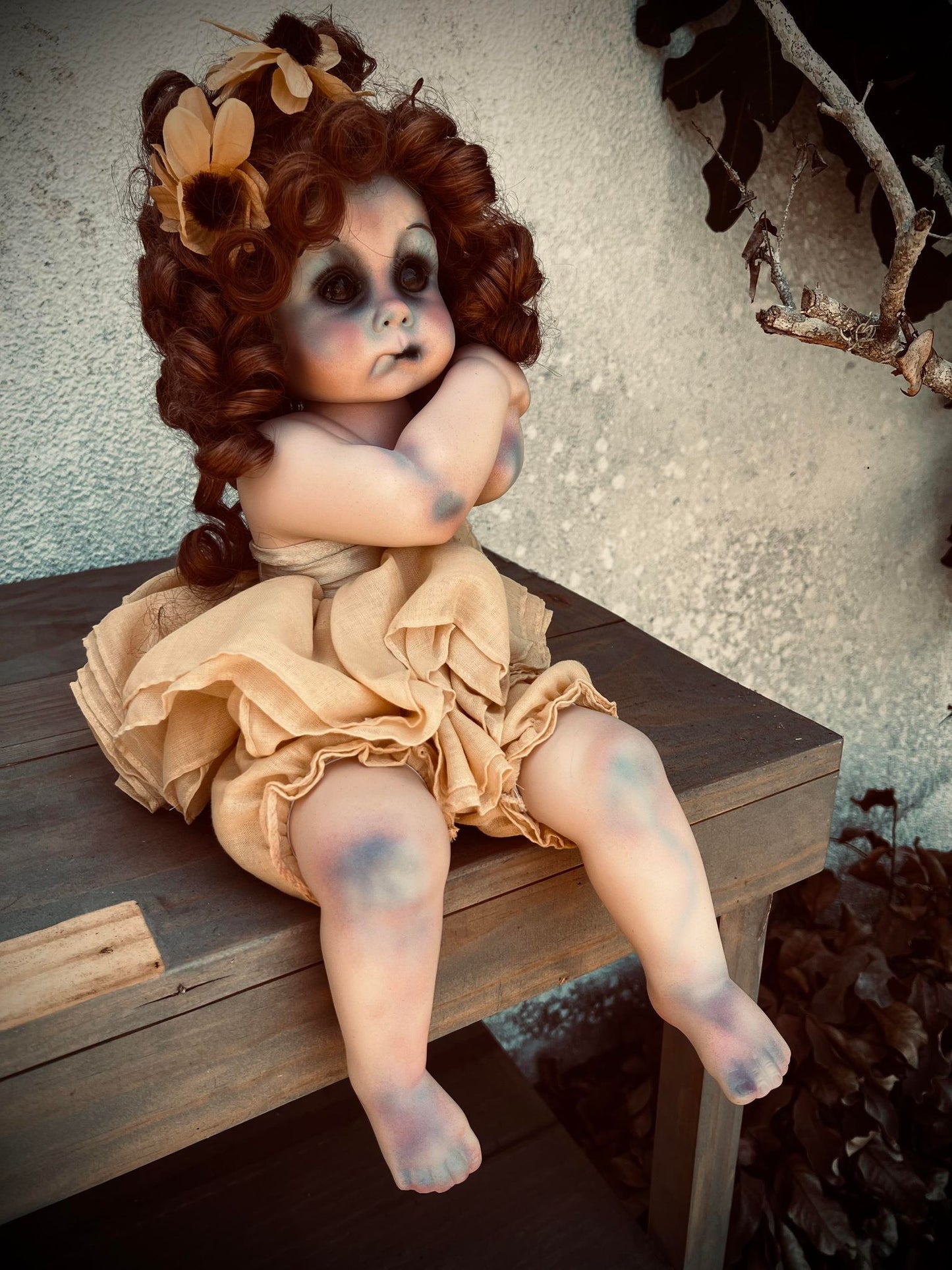 Meet Millie 17" Doll Porcelain Zombie Undead Witchy Creepy Haunted Spirit Infected Scary Spooky Possessed Positive Oddity Gift Idea