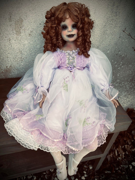 Meet Elizabeth 33" Large Doll Porcelain Zombie Undead Witchy Creepy Haunted Spirit Infected Scary Spooky Possessed Positive Oddity Gift Idea