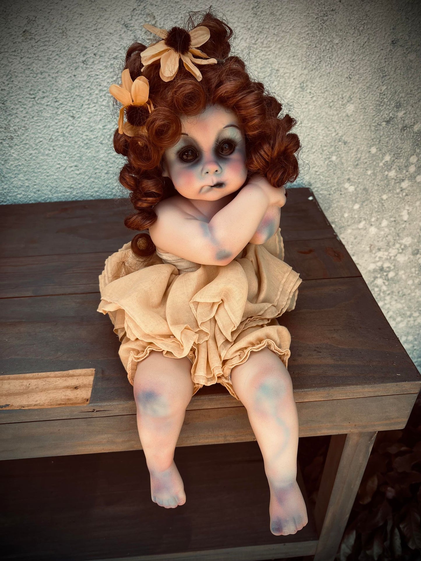 Meet Millie 17" Doll Porcelain Zombie Undead Witchy Creepy Haunted Spirit Infected Scary Spooky Possessed Positive Oddity Gift Idea