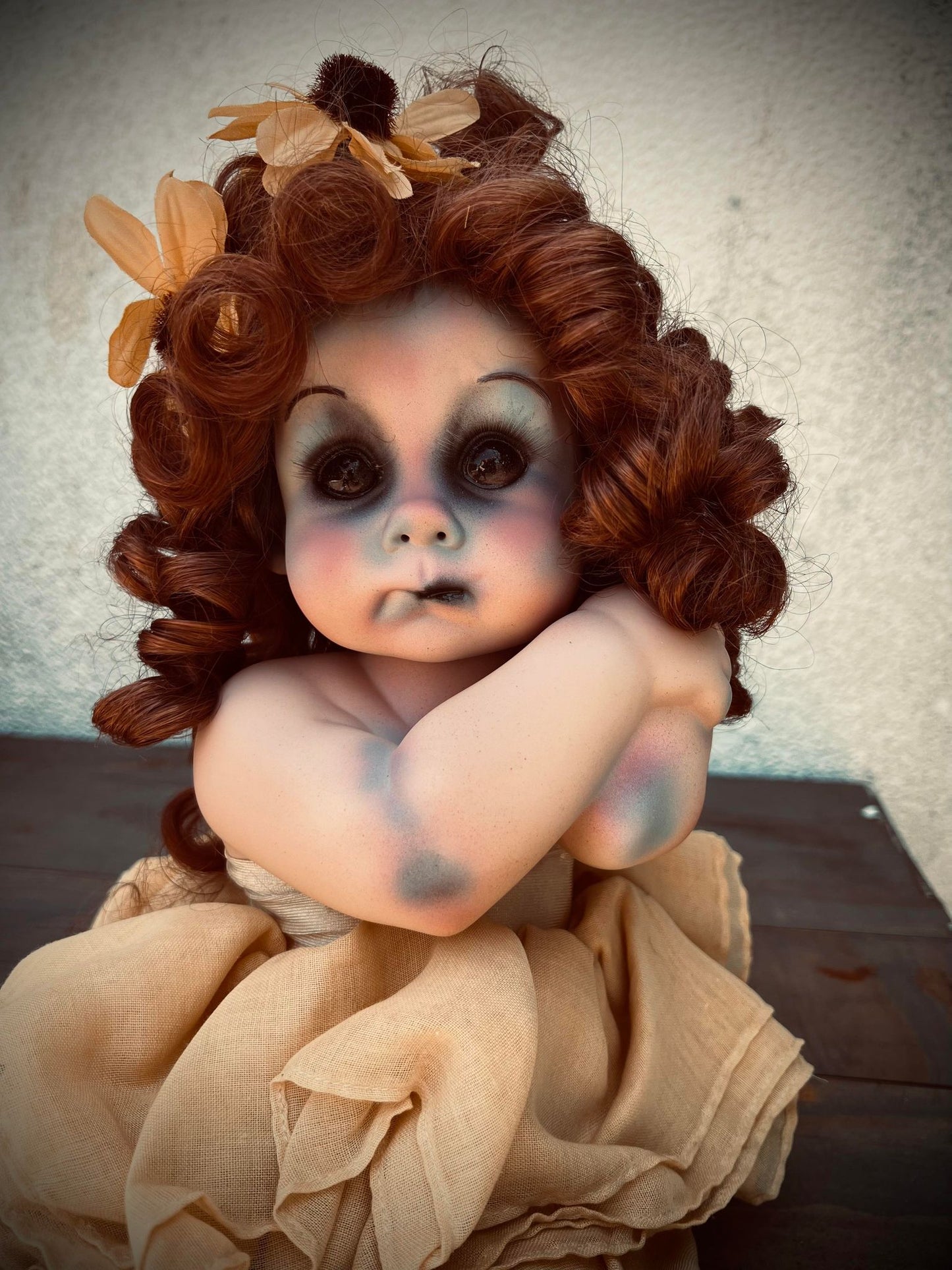 Meet Millie 17" Doll Porcelain Zombie Undead Witchy Creepy Haunted Spirit Infected Scary Spooky Possessed Positive Oddity Gift Idea