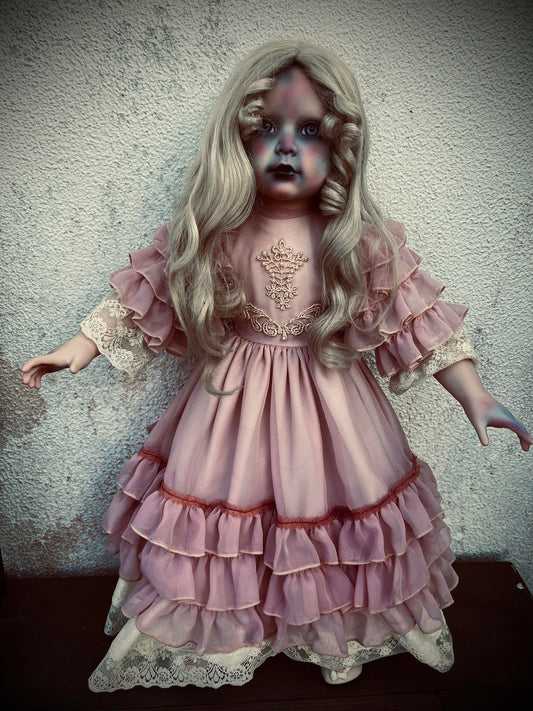 Meet Lucinda 26" Large Doll Porcelain Zombie Undead Witchy Creepy Haunted Spirit Infected Scary Spooky Possessed Positive Oddity Gift Idea