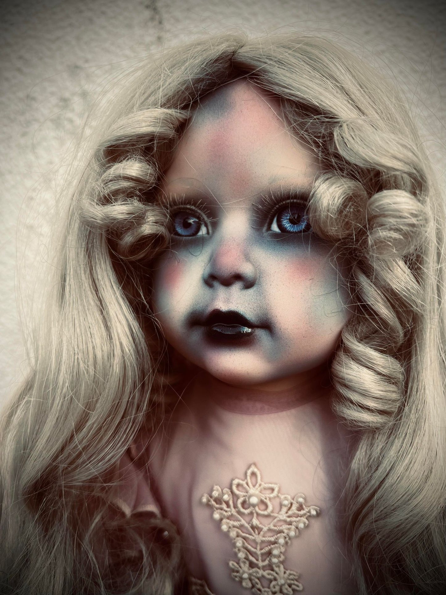 Meet Lucinda 26" Large Doll Porcelain Zombie Undead Witchy Creepy Haunted Spirit Infected Scary Spooky Possessed Positive Oddity Gift Idea