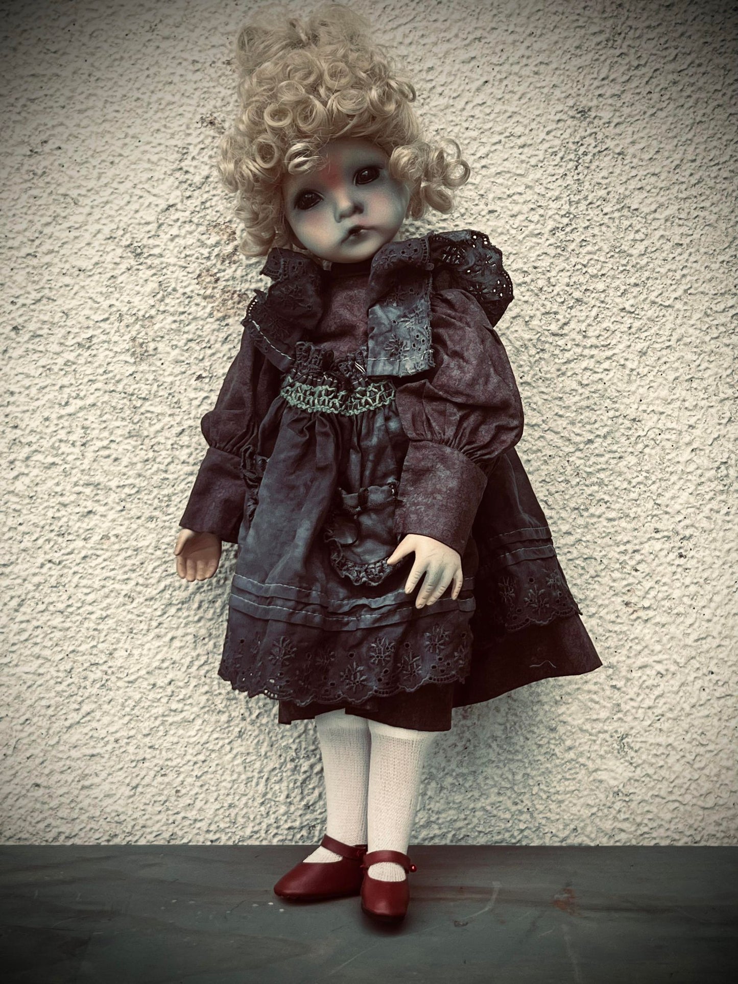 Meet Aubrey 16" Doll Porcelain Zombie Undead Witchy Creepy Haunted Spirit Infected Scary Spooky Possessed Positive Oddity Gift Idea