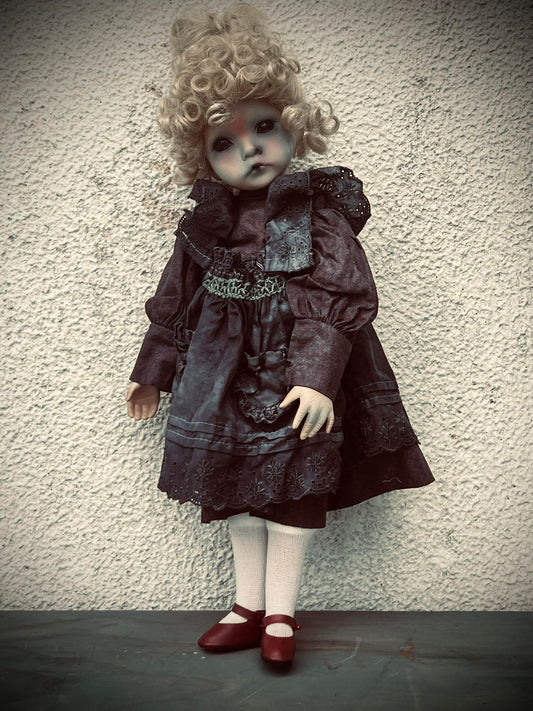Meet Aubrey 16" Doll Porcelain Zombie Undead Witchy Creepy Haunted Spirit Infected Scary Spooky Possessed Positive Oddity Gift Idea