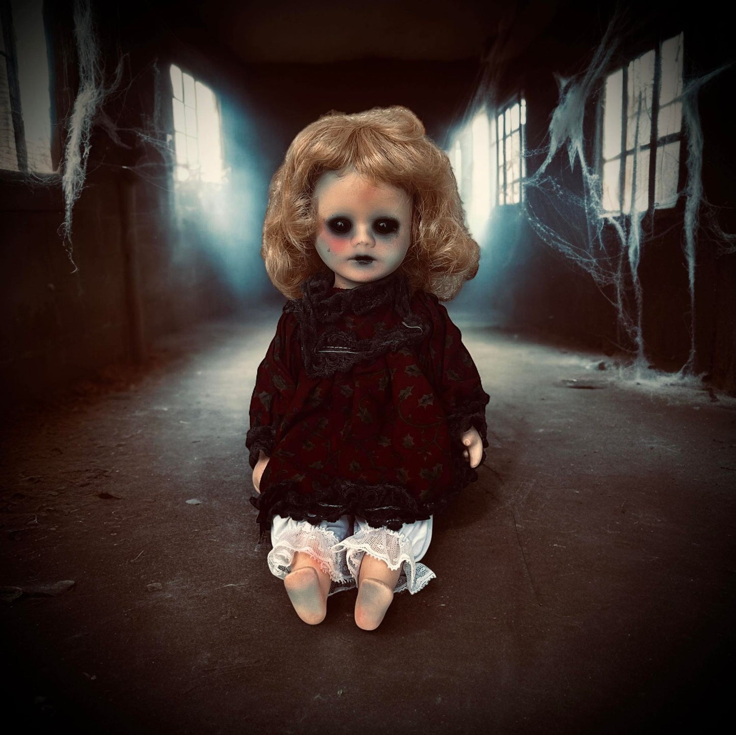 Meet Leah 12" Mini Doll Porcelain Zombie Undead Witchy Creepy Haunted Spirit Infected Scary Spooky Possessed Positive Oddity Gift Idea