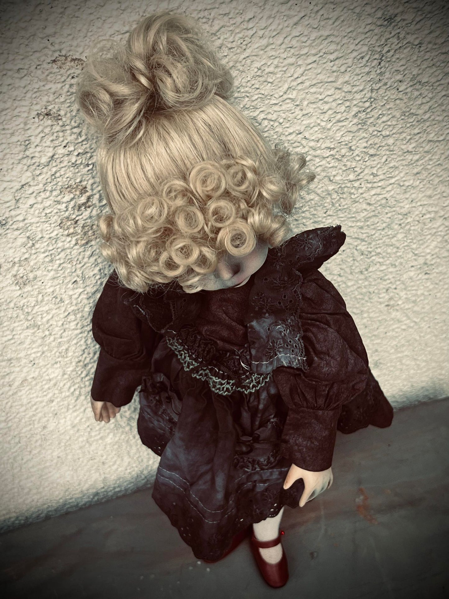 Meet Aubrey 16" Doll Porcelain Zombie Undead Witchy Creepy Haunted Spirit Infected Scary Spooky Possessed Positive Oddity Gift Idea