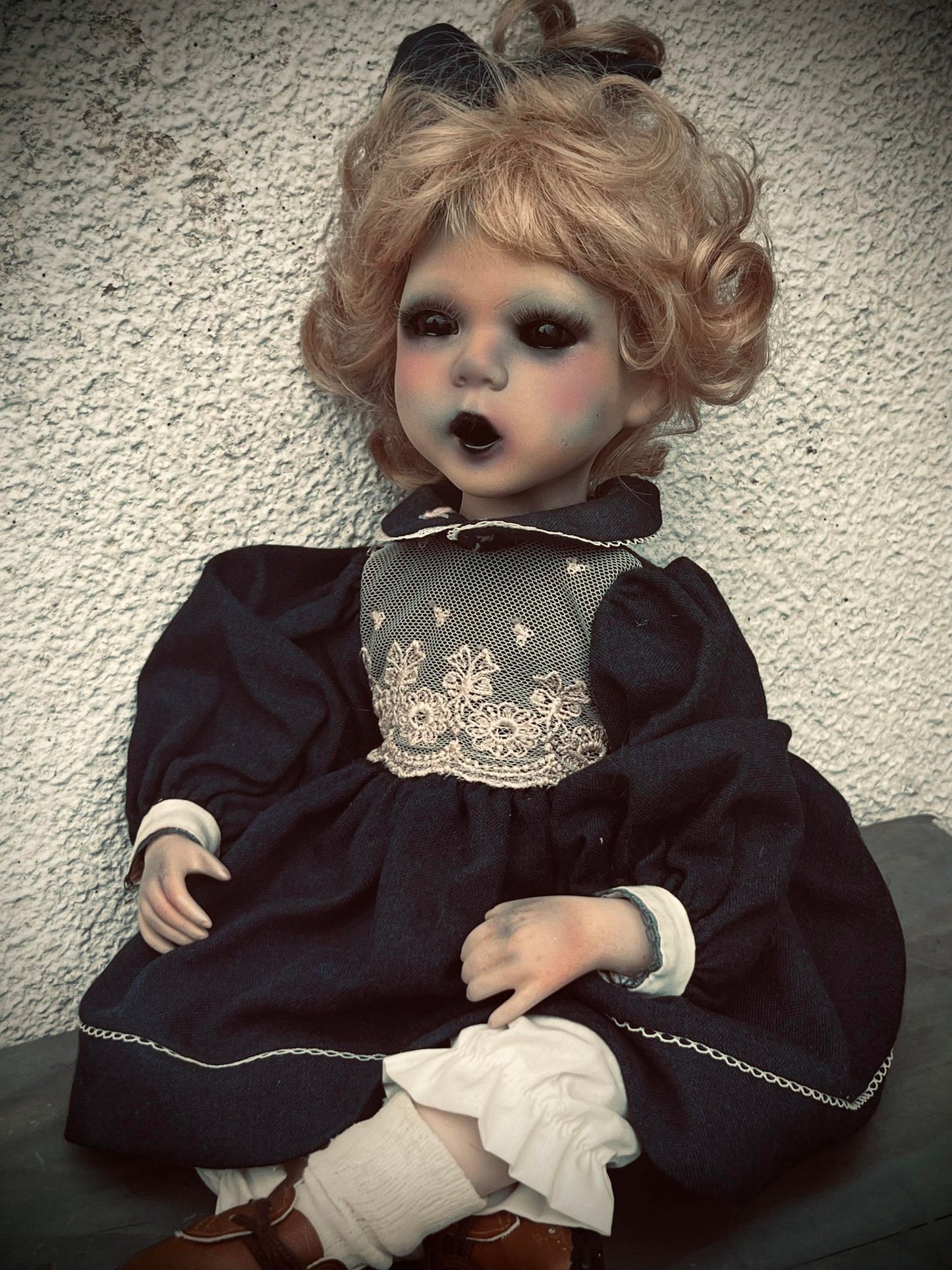 Meet Brianna 18" Doll Porcelain Zombie Undead Witchy Creepy Haunted Spirit Infected Scary Spooky Possessed Positive Oddity Gift Idea