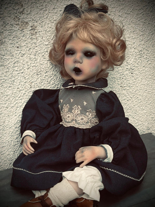 Meet Brianna 18" Doll Porcelain Zombie Undead Witchy Creepy Haunted Spirit Infected Scary Spooky Possessed Positive Oddity Gift Idea