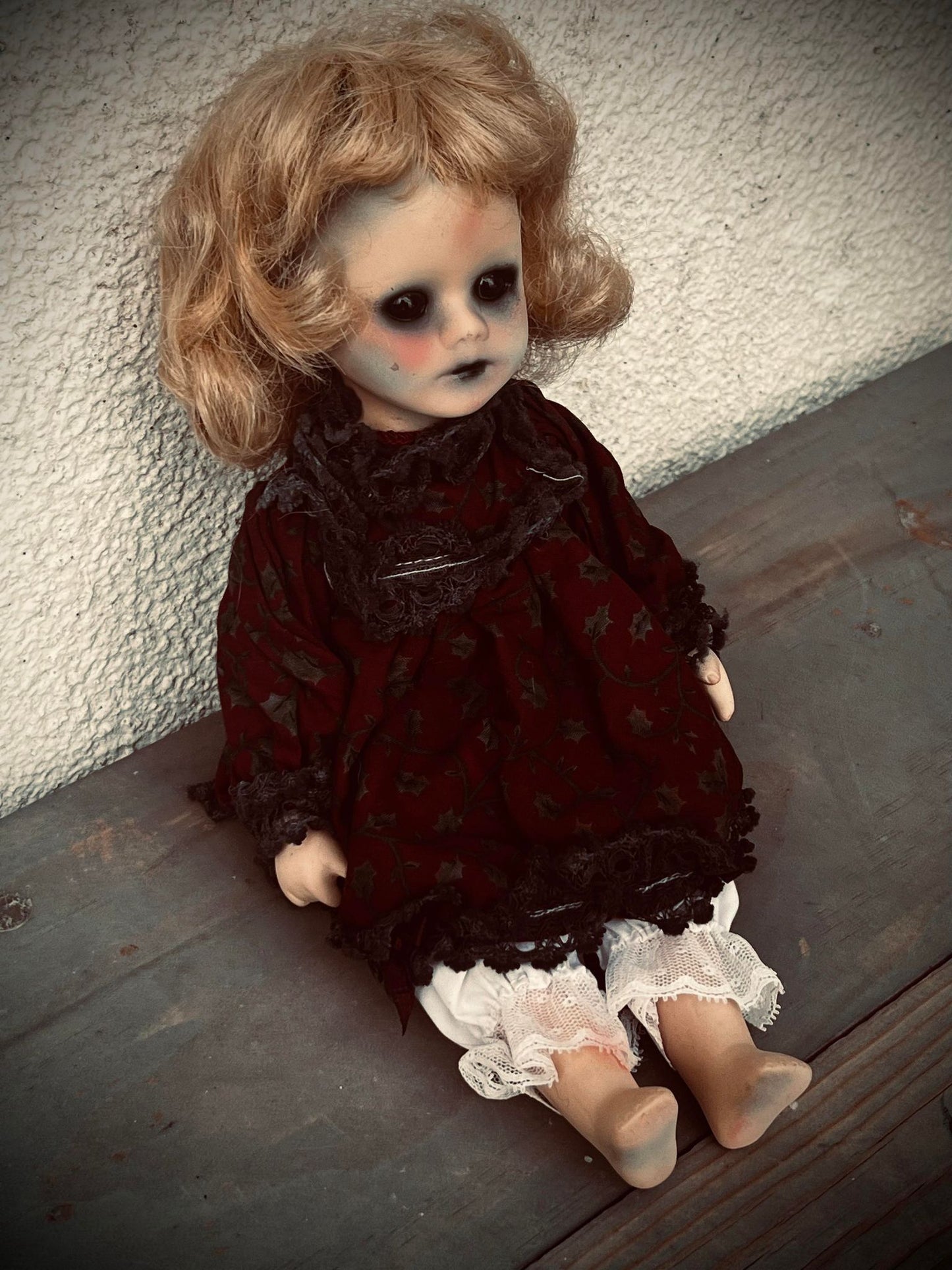 Meet Leah 12" Mini Doll Porcelain Zombie Undead Witchy Creepy Haunted Spirit Infected Scary Spooky Possessed Positive Oddity Gift Idea