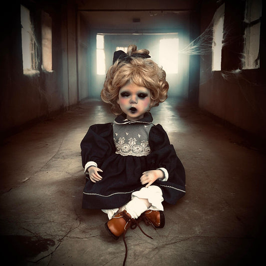 Meet Brianna 18" Doll Porcelain Zombie Undead Witchy Creepy Haunted Spirit Infected Scary Spooky Possessed Positive Oddity Gift Idea