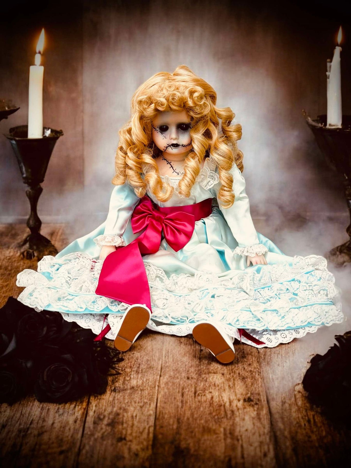 Meet Leilani 18" Doll Porcelain Zombie Undead Witchy Creepy Haunted Spirit Infected Scary Spooky Possessed Positive Oddity Occult Vessel