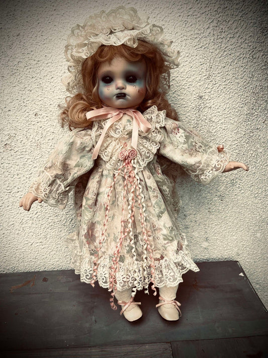 Meet Rose 18" Doll Porcelain Undead Witchy Creepy Haunted Spirit Scary Spooky Possessed Positive Oddity Occult Vessel Paranormal Gift Idea