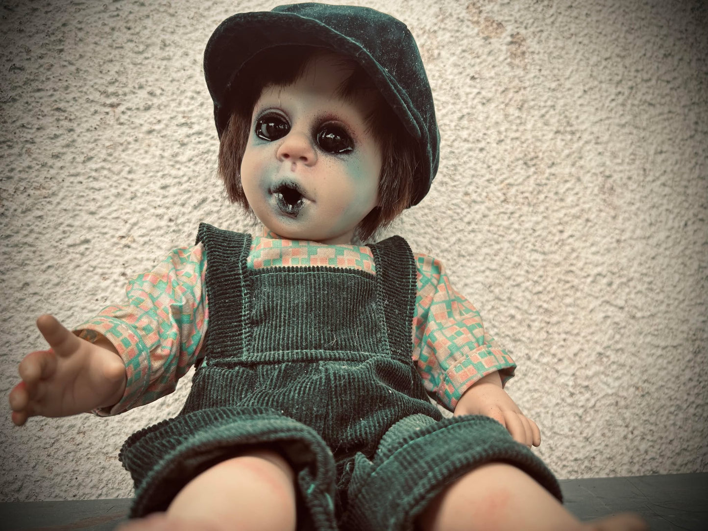 Jamey 14" Haunted Doll Vinyl Zombie Haunted Spirit Paranormal Spooky Possessed Positive Oddity Gift Idea Supernatural Specimen 1215