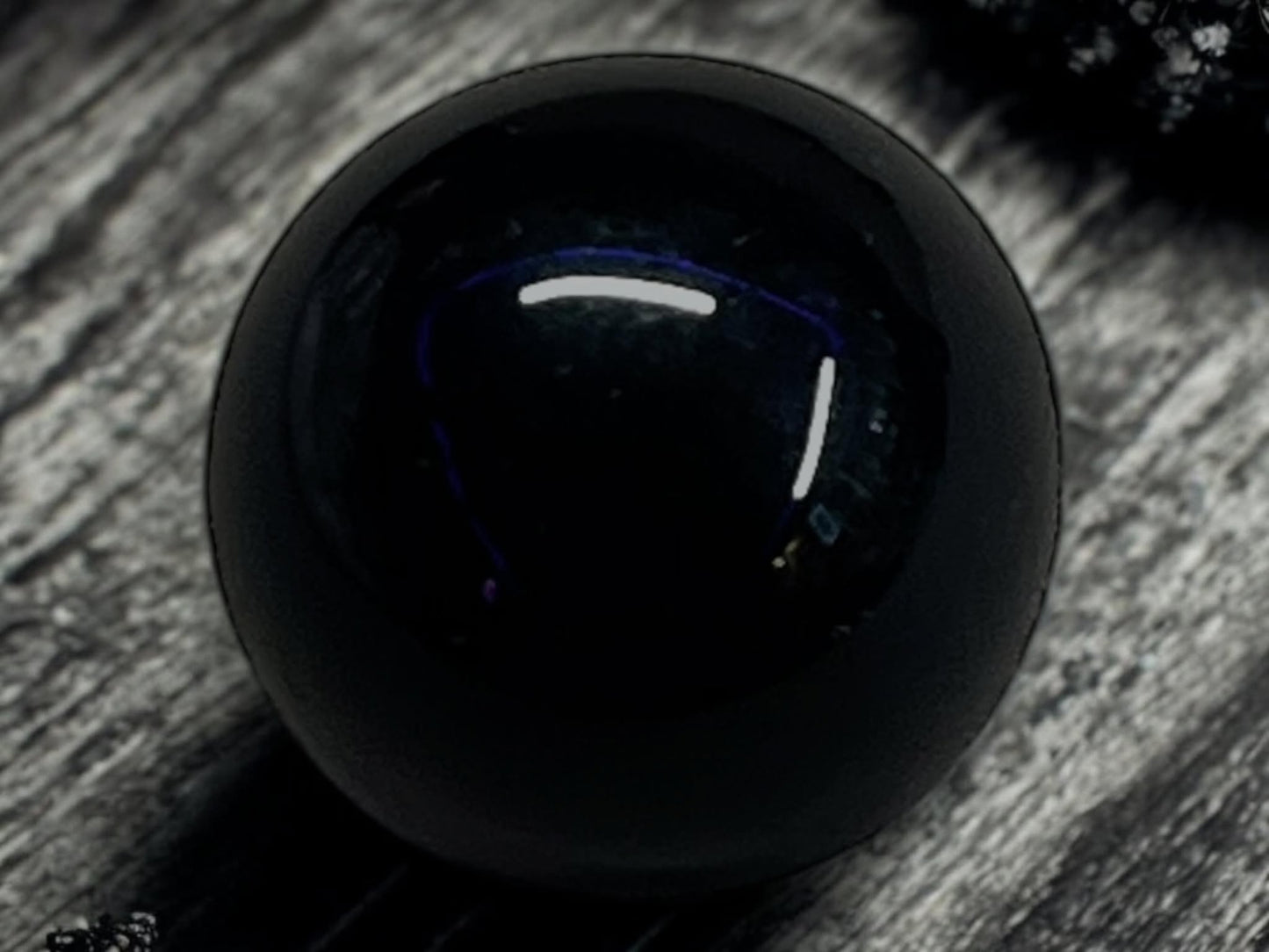 Obsidian 19 - 20 mm Sphere Perfect Gift Idea Spiritual Wiccan Oddity Witchcraft Occult Idea Natural Stones Marble Polished Meditation Stone
