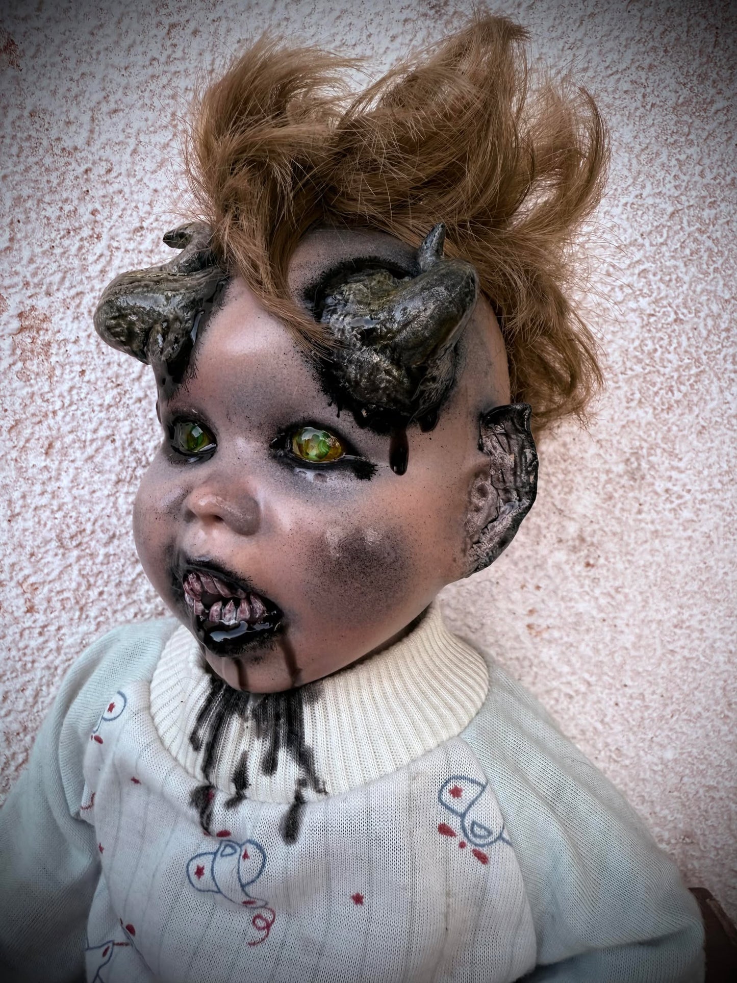 Meet Astrid 17" Doll Porcelain Undead Creepy Haunted Spirit Supernatural Possessed Positive Oddity Occult Horned Paranormal Gift Idea