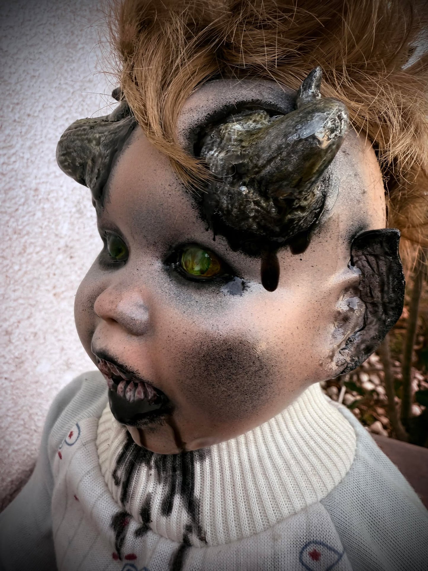 Meet Astrid 17" Doll Porcelain Undead Creepy Haunted Spirit Supernatural Possessed Positive Oddity Occult Horned Paranormal Gift Idea