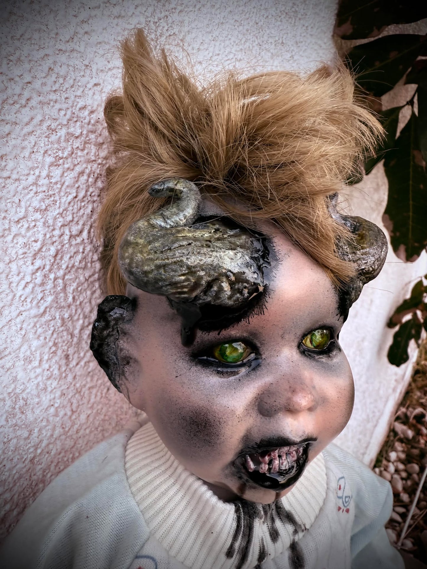 Meet Astrid 17" Doll Porcelain Undead Creepy Haunted Spirit Supernatural Possessed Positive Oddity Occult Horned Paranormal Gift Idea