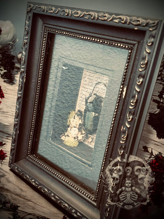 Atlas Beetle Chalcosoma Atlas Huge Beetle Shadow Box Display Taxidermy Home Decor Preserved Whimsical Oddity Oddities Curiosities Gift Idea