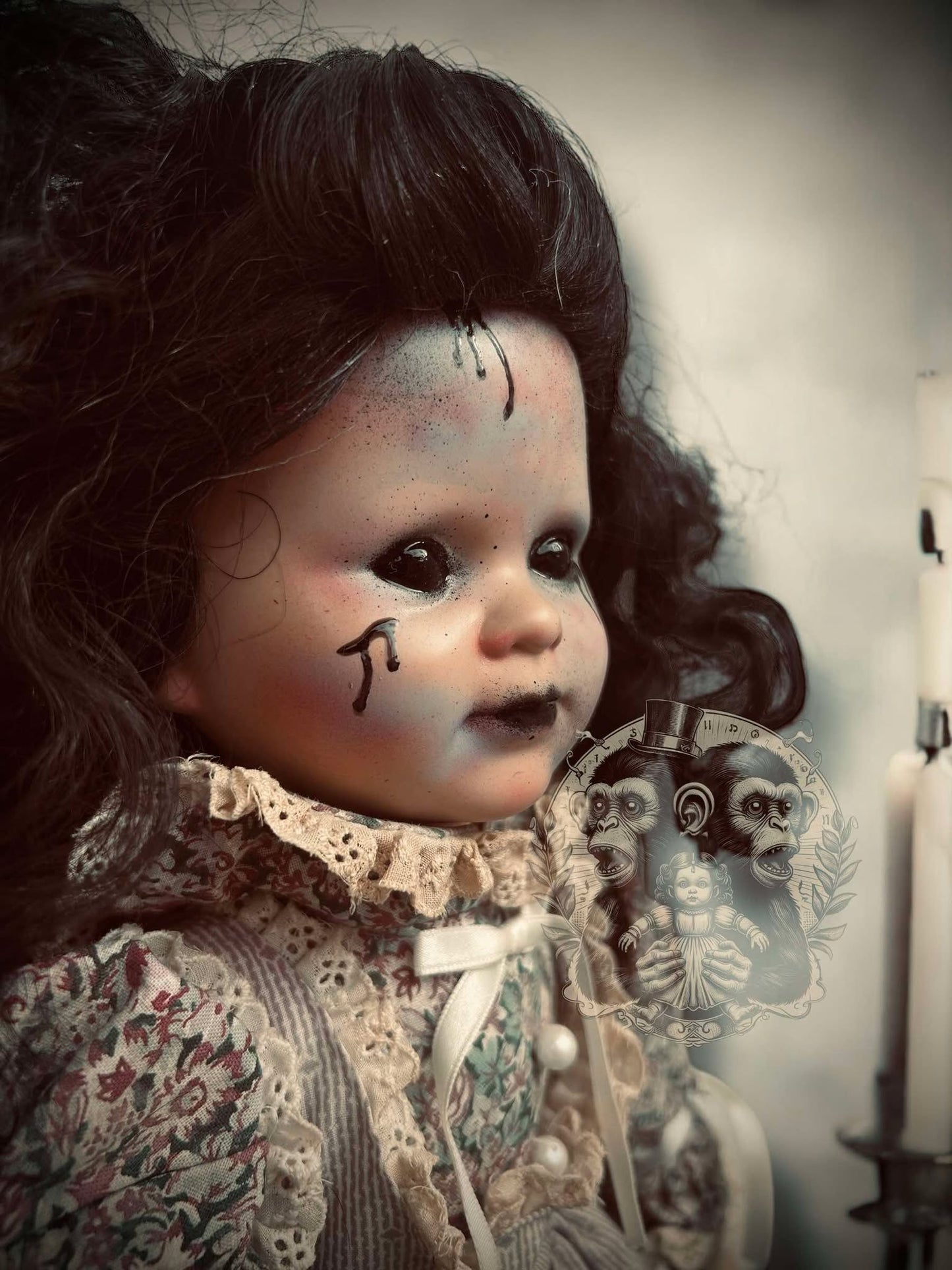 Sam 19" Haunted Doll Porcelain Zombie Haunted Spirit Paranormal Spooky Possessed Positive Oddity Gift Idea Supernatural Specimen 1140