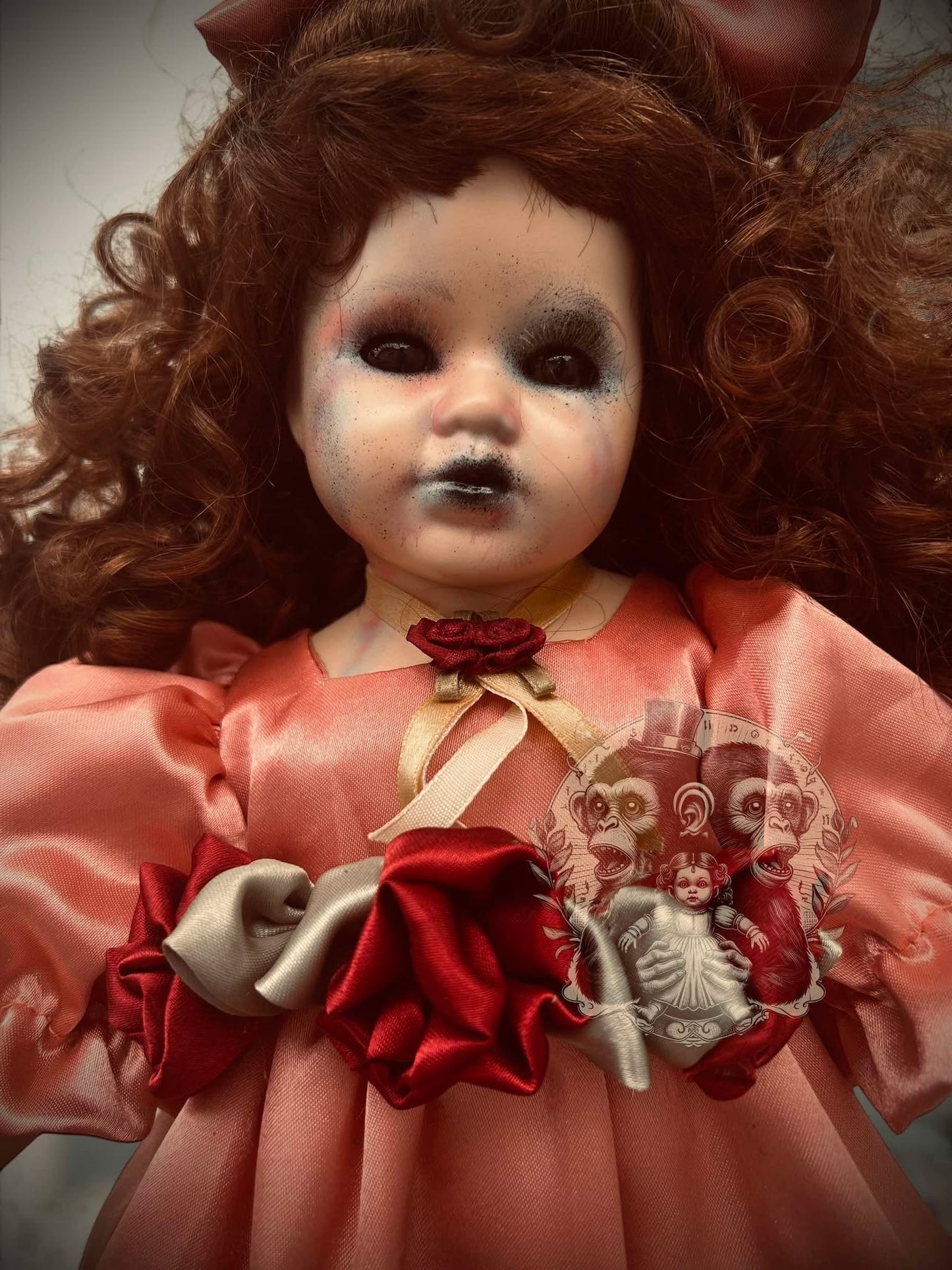 Selina 17" Haunted Doll Porcelain Zombie Haunted Spirit Paranormal Spooky Possessed Positive Oddity Gift Idea Supernatural Specimen 1123