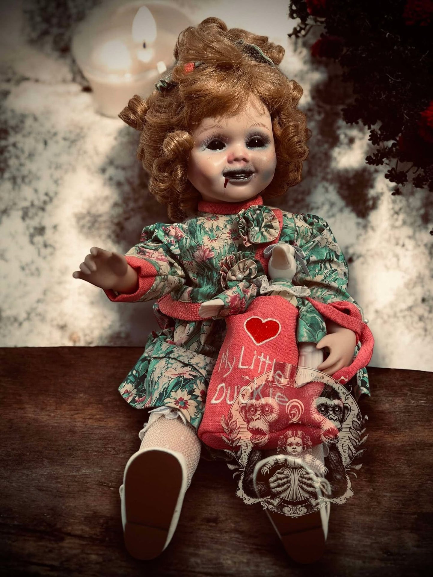 Penny 19" Haunted Doll Porcelain Zombie Haunted Spirit Paranormal Spooky Possessed Positive Oddity Gift Idea Supernatural Specimen 1027