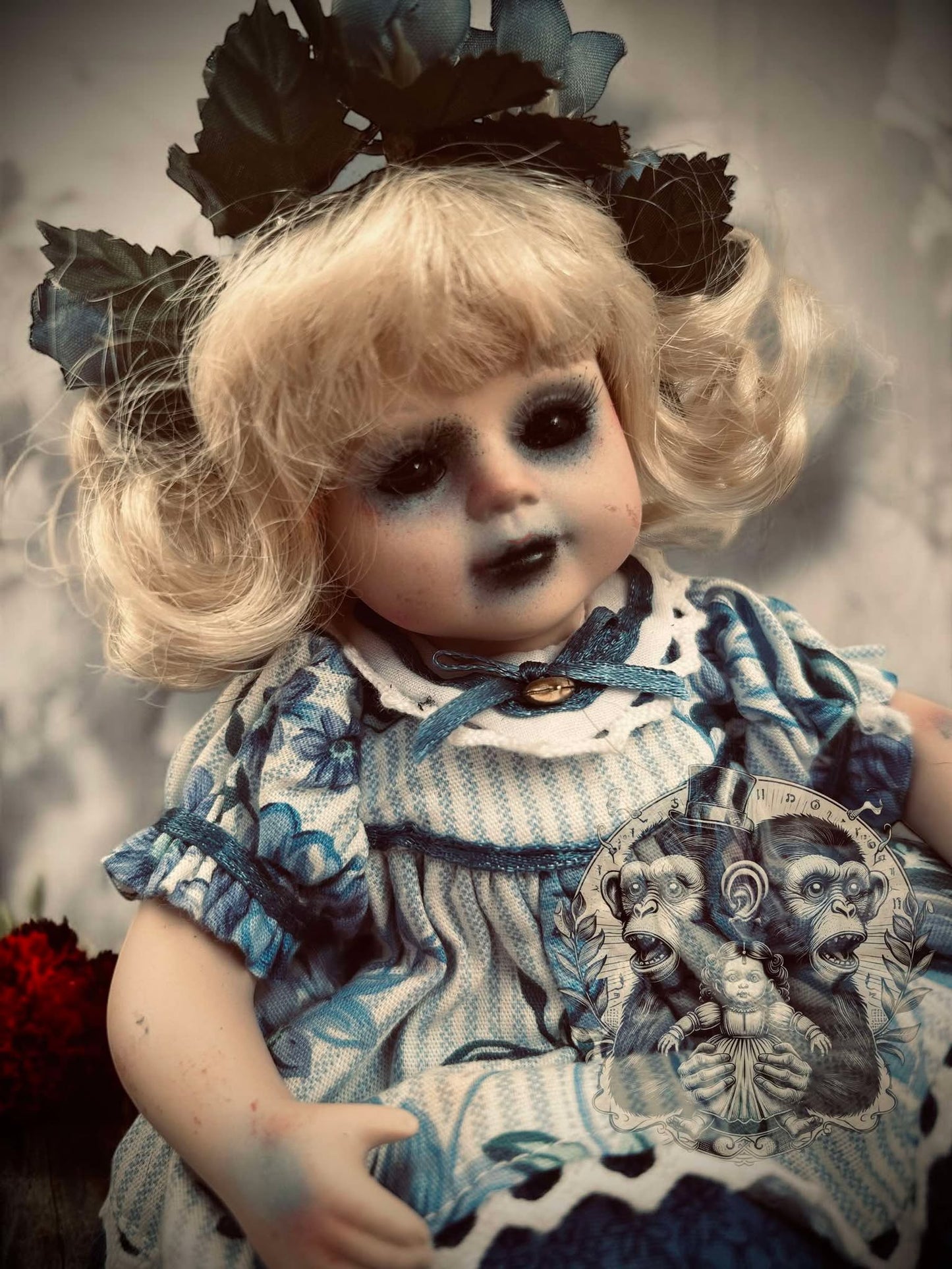 Meet Emilia 8" Mini Haunt Doll Porcelain Zombie Undead Haunted Spirit Paranormal Spooky Possessed Positive Oddity Gift Idea Supernatural