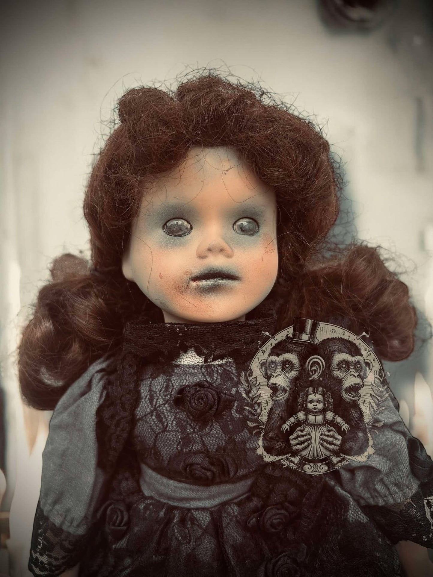 Shana 14" Haunted Doll Porcelain Zombie Haunted Spirit Paranormal Spooky Possessed Positive Oddity Gift Idea Supernatural Specimen 1110