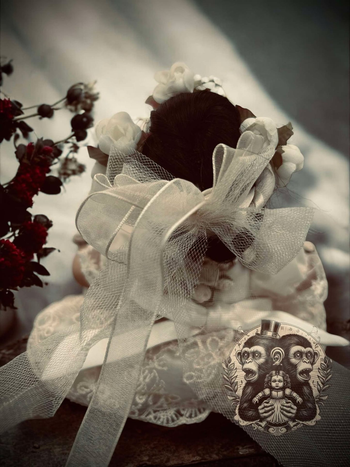 Zoey 8" Mini Haunt Doll Porcelain Zombie Haunted Spirit Paranormal Spooky Possessed Positive Oddity Gift Idea Supernatural Specimen 8094