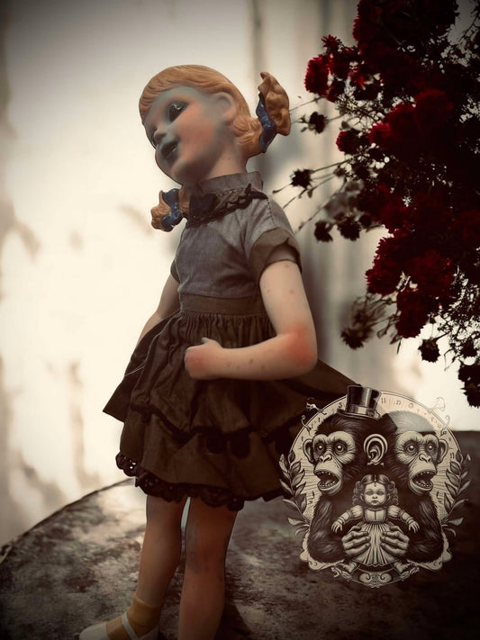 Victoria 12" Haunted Doll Porcelain Zombie Ghost Spirit Paranormal Spooky Possessed Positive Oddity Gift Idea Supernatural Specimen 821