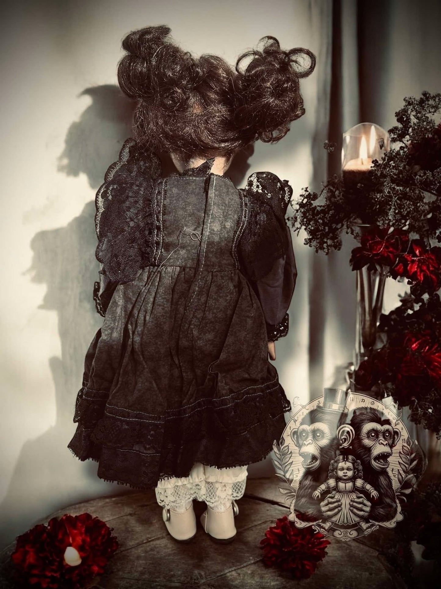 Ember 15" Haunted Doll Porcelain Zombie Haunted Spirit Paranormal Spooky Possessed Positive Oddity Gift Idea Supernatural Specimen 1001