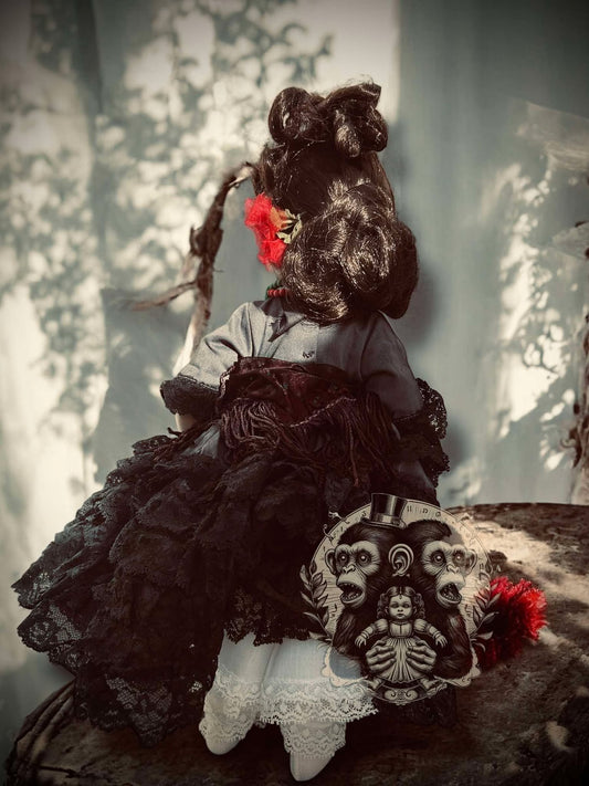 Denise 15" Haunted Doll Vinyl Zombie Haunted Spirit Paranormal Spooky Possessed Positive Oddity Gift Idea Supernatural Specimen 1225