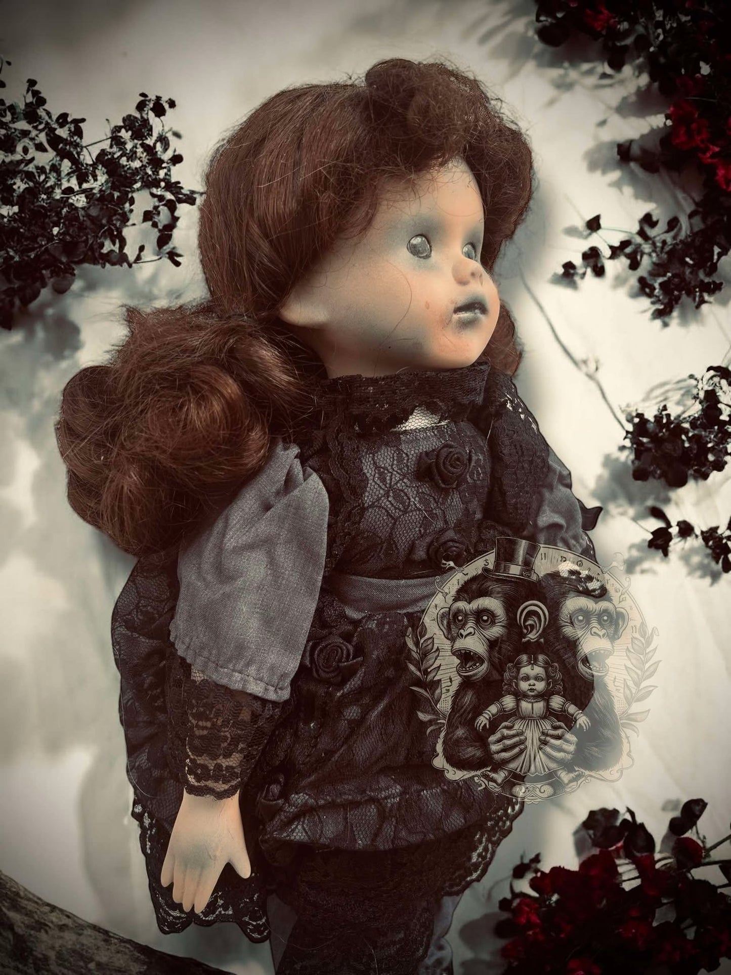 Shana 14" Haunted Doll Porcelain Zombie Haunted Spirit Paranormal Spooky Possessed Positive Oddity Gift Idea Supernatural Specimen 1110