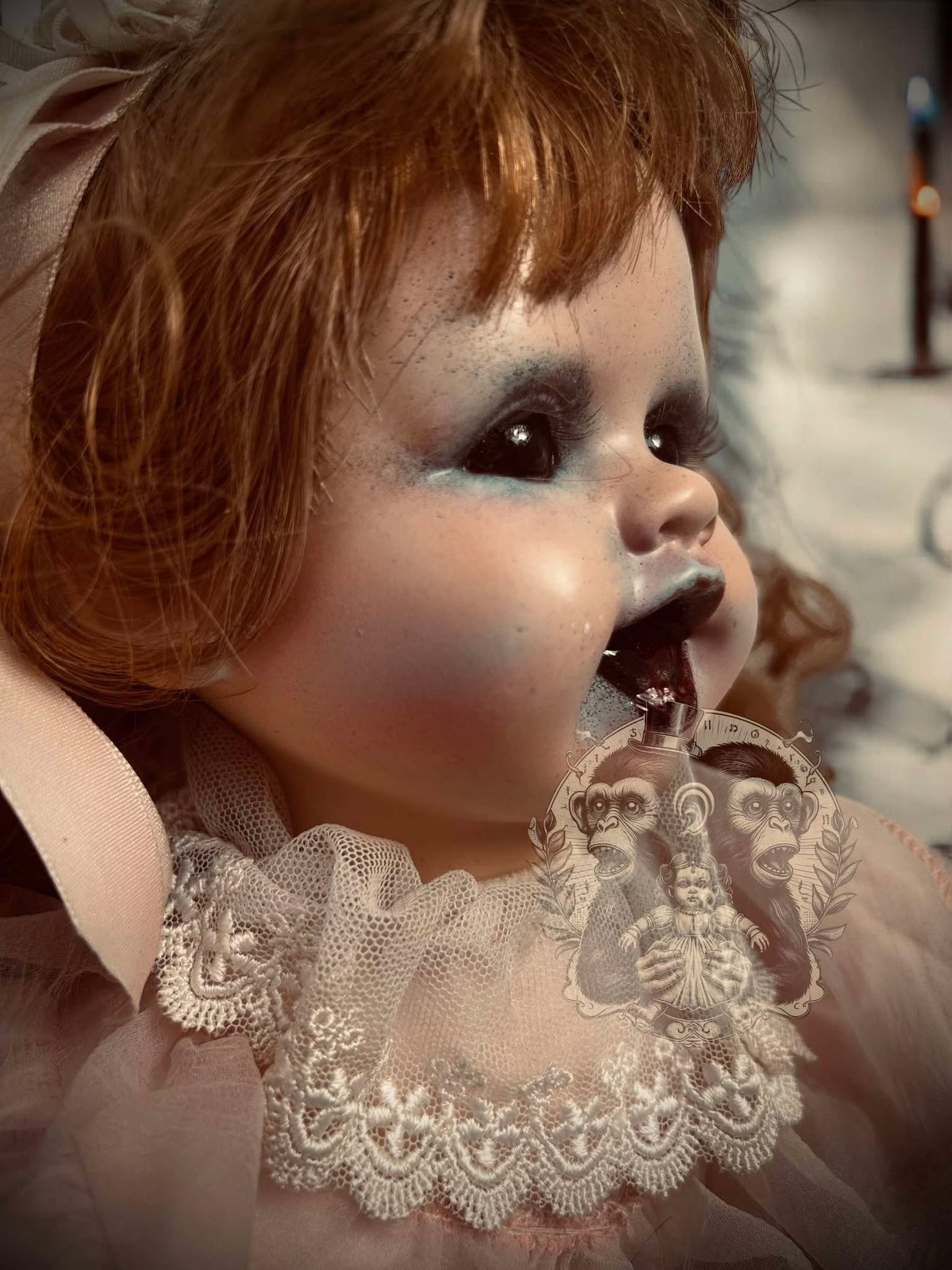 Sparrow 19" Haunted Doll Porcelain Zombie Haunted Spirit Paranormal Spooky Possessed Positive Oddity Gift Idea Supernatural Specimen 1152