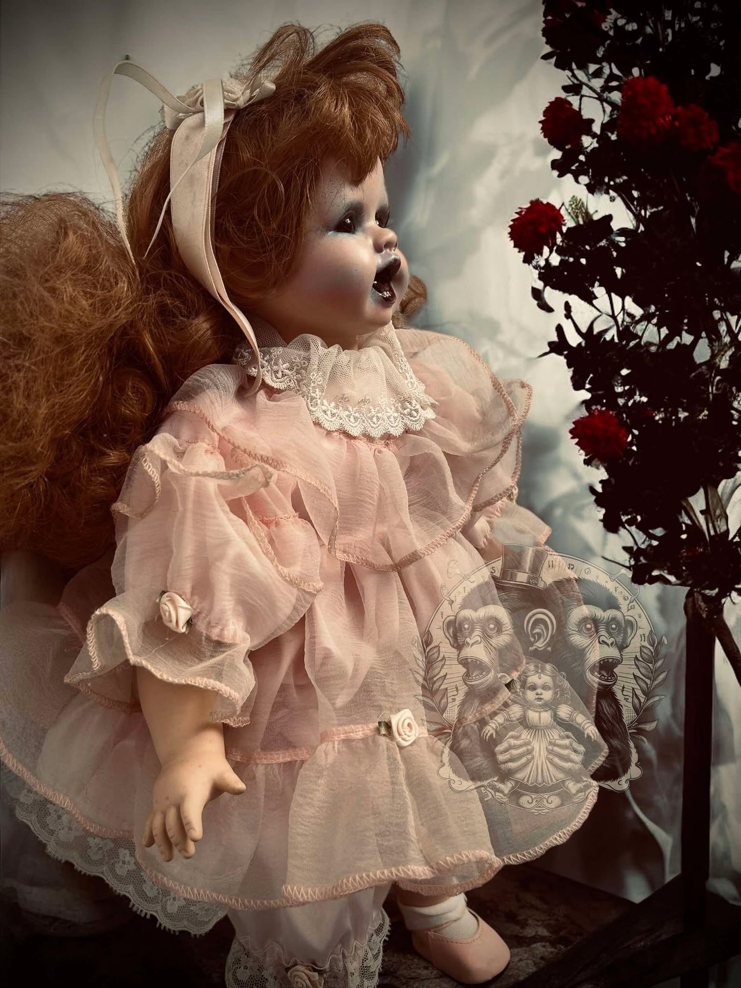 Sparrow 19" Haunted Doll Porcelain Zombie Haunted Spirit Paranormal Spooky Possessed Positive Oddity Gift Idea Supernatural Specimen 1152